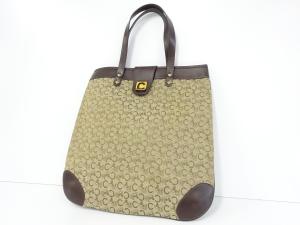 「NX」CELINE Cマカダム キャンバス トートバッグ